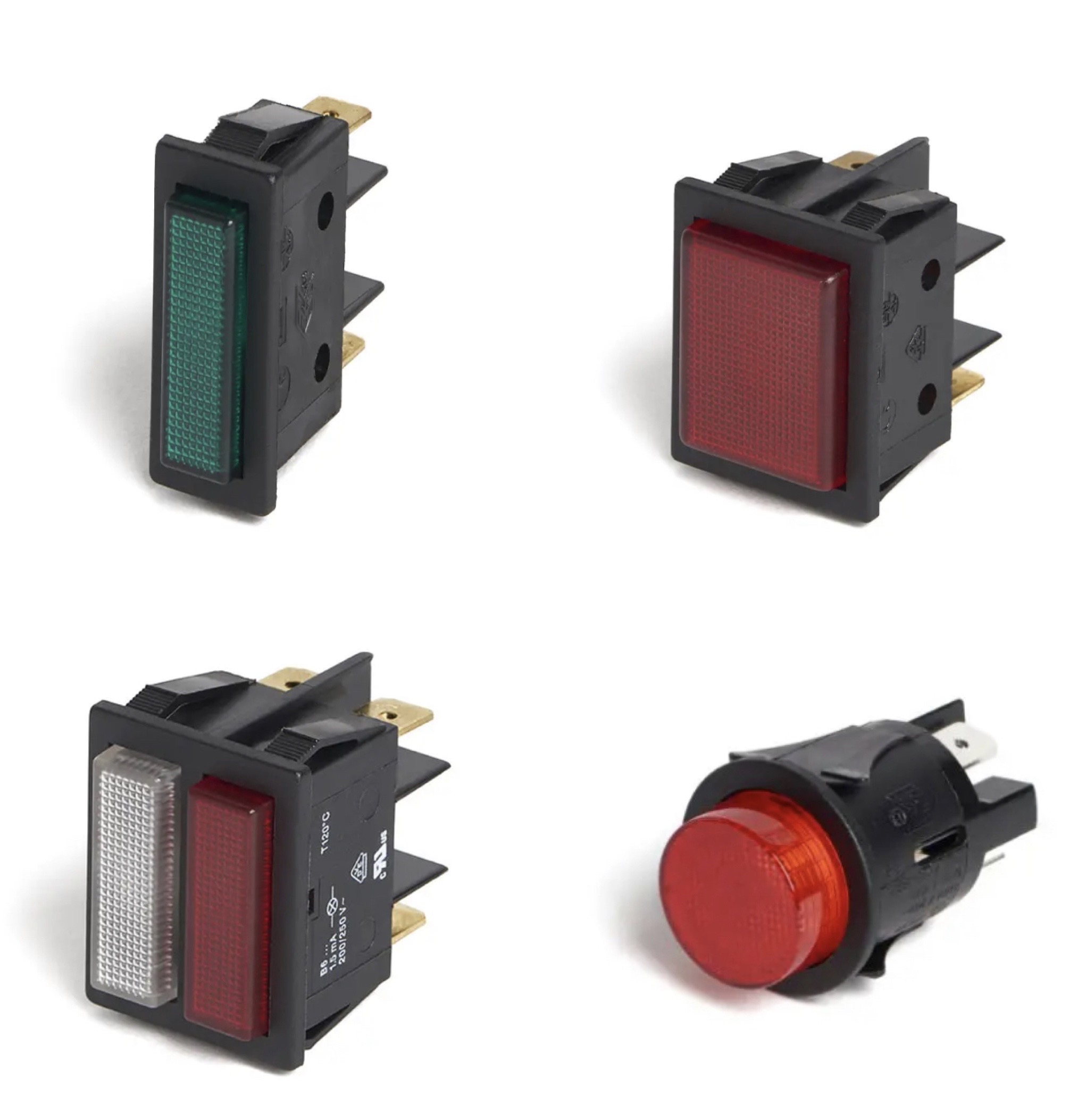 pushbuttonswitches、waterproofswitches、rockerswitches、indicatlight、neonlightindicatlightsswitchessize